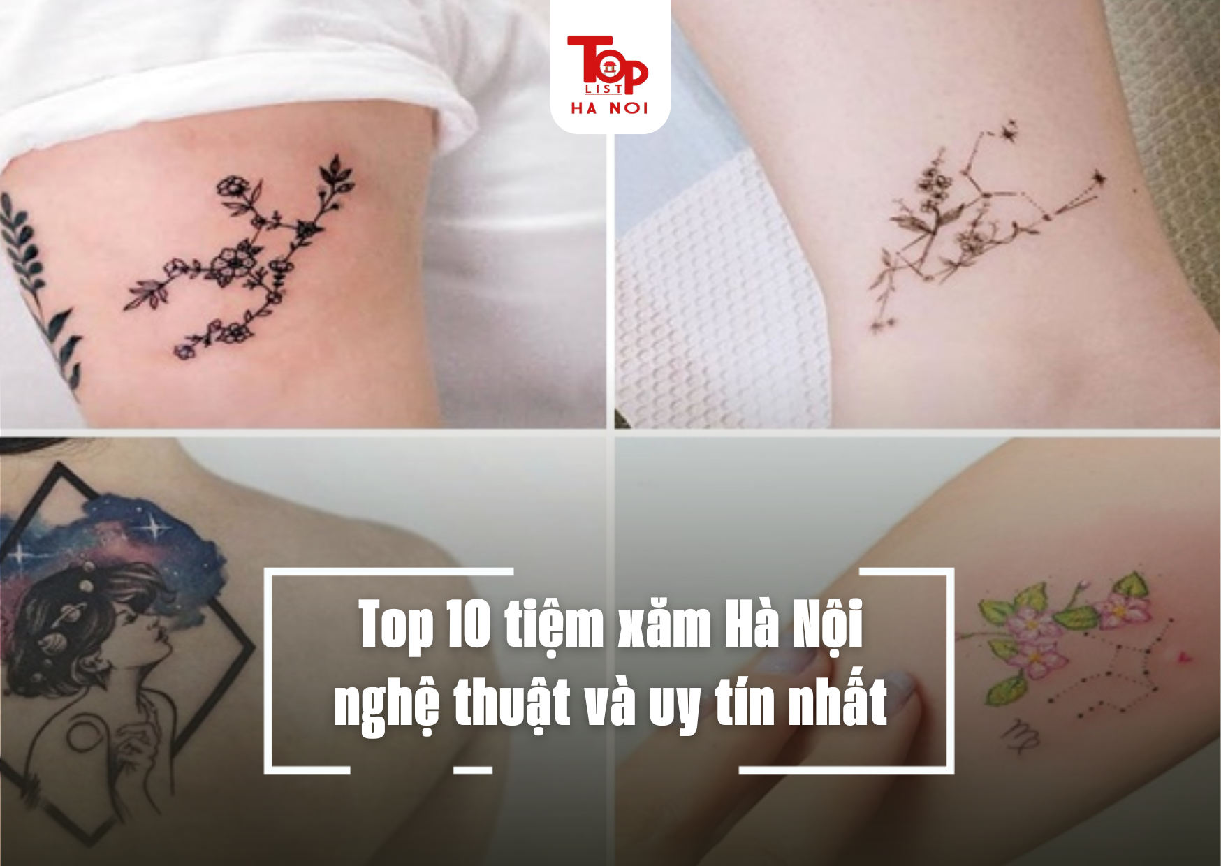 Top 10 tiệm xăm Hà Nội nghệ thuật và uy tín nhất