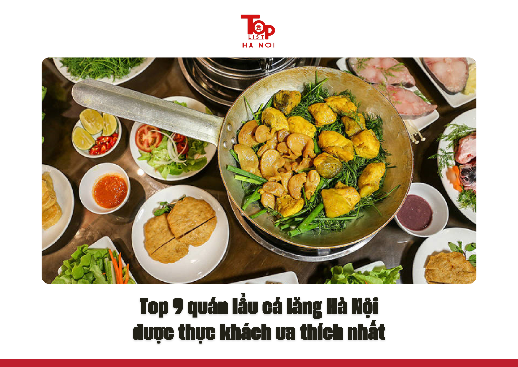 Top 9 quán lẩu cá lăng Hà Nội được thực khách ưa thích nhất