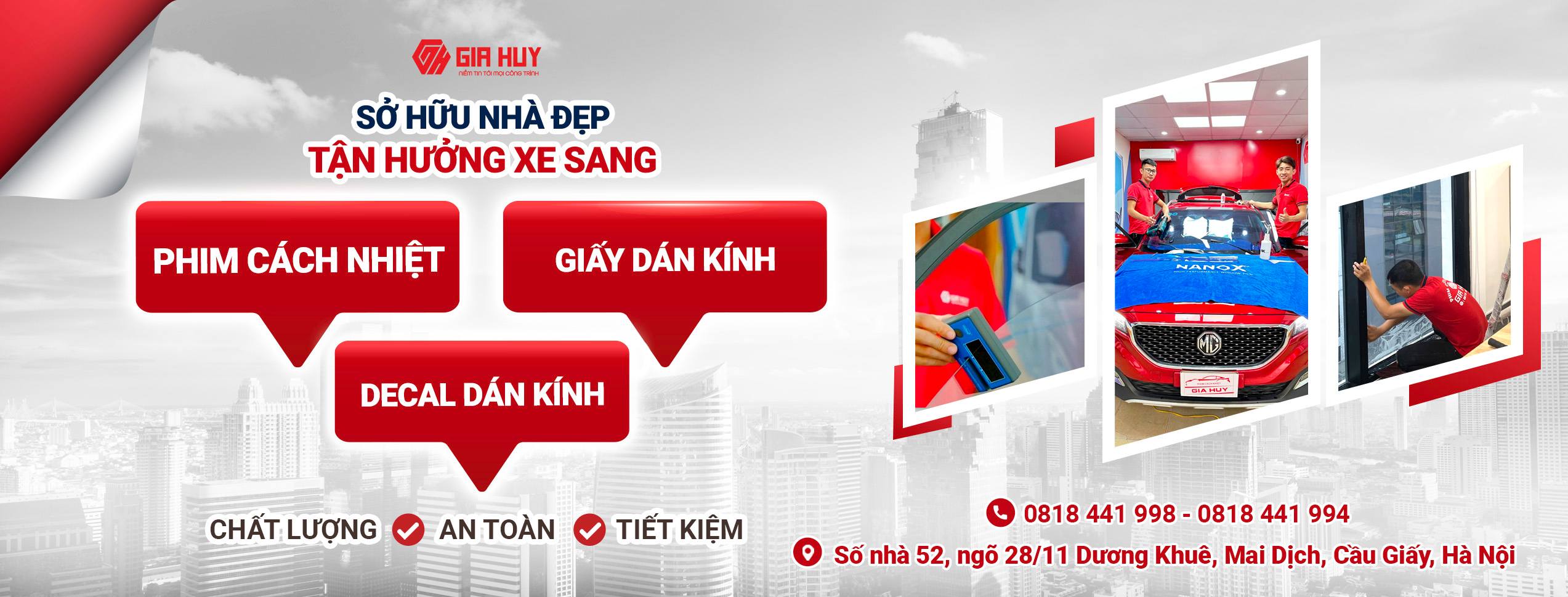 Công Ty Gia Huy – Địa chỉ mua giấy dán kính ở Hà Nội