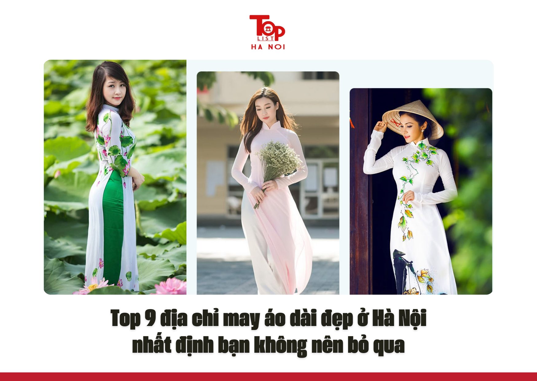 Top 9 địa chỉ may áo dài đẹp ở Hà Nội nhất định bạn không nên bỏ qua