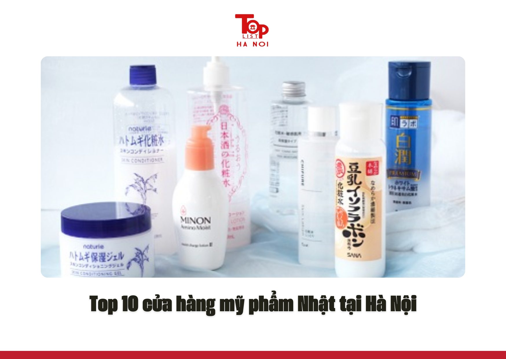 Top 10 cửa hàng mỹ phẩm Nhật tại Hà Nội